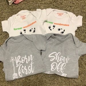 Twin onesies